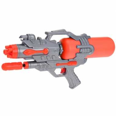 1x waterpistolen/waterpistool oranje van 46 cm kinderspeelgoed