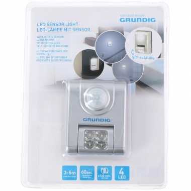4x led nachtlampje/ganglicht met sensor