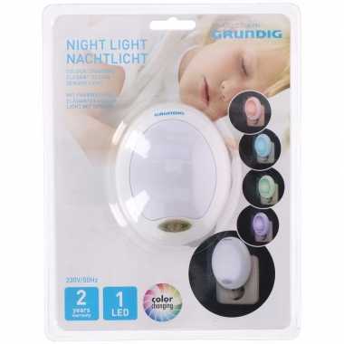 Led nachtlampje kleur met sensor