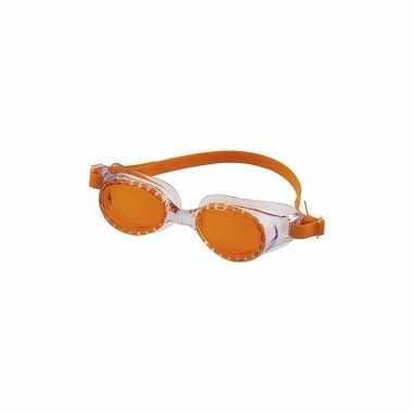 Zwembril met uv bescherming voor kinderen oranje
