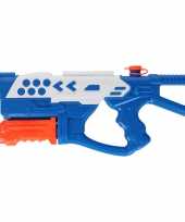 1x waterpistolen waterpistool blauw van 42 cm kinderspeelgoed
