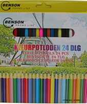 72x kleurpotloden in verschillende kleuren voor kinderen en volwassenen