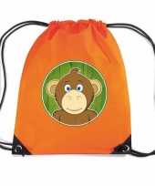 Apen rugtas gymtas oranje voor kinderen