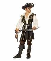Bruin piraten kostuum voor jongens