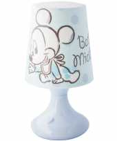 Disney mickey donald nachtlampje 19 cm kleurwisselende led lamp