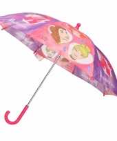 Disney princess paraplu roze lila voor kinderen 65 cm