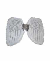 Engelen verkleed vleugels wit 36 cm