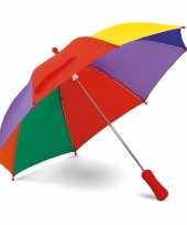 Gekleurde paraplu voor kinderen 68 cm