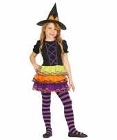 Halloween luxe heksen kostuum brujita voor kinderen