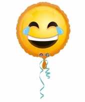 Helium ballon lachende smiley 43 cm