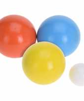 Houten jeu de boules sets met 12 ballen buitenspeelgoed voor kinderen