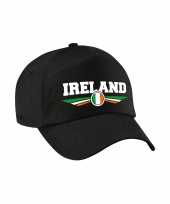 Ierland ireland landen pet baseball cap zwart kinderen
