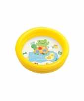 Intex baby kinder opblaas zwembad geel 61 cm