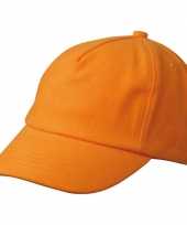 Kinder baseball caps oranje