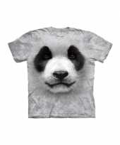 Kinder dieren t-shirt pandabeer