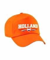 Nederland holland landen pet baseball cap oranje kinderen