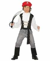 Piraten kostuum maat 128 134 met zwaard voor kinderen
