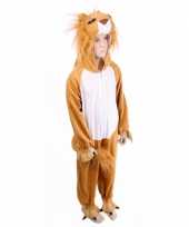 Pluche leeuwen outfit voor kinderen