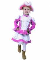 Roze dansmarieke kostuum voor kinderen