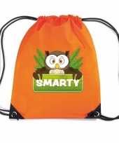 Smarty de uil rugtas gymtas oranje voor kinderen
