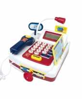 Speelgoed kassa met rekenmachine 9 x 9 x 7 cm voor kinderen