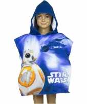 Star wars bb 8 badcape blauw voor kinderen