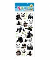 Stickervel pandaberen
