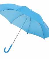 Storm paraplu voor kinderen 77 cm doorsnede blauw