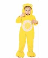 Troetelberen kostuum geel voor kinderen