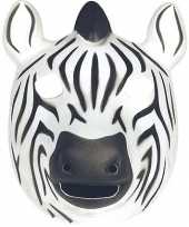 Zebra masker van soft foam