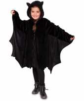 Zwart vleermuis verkleed jasje voor kinderen