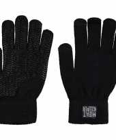 Zwarte thermo handschoenen voor kinderen